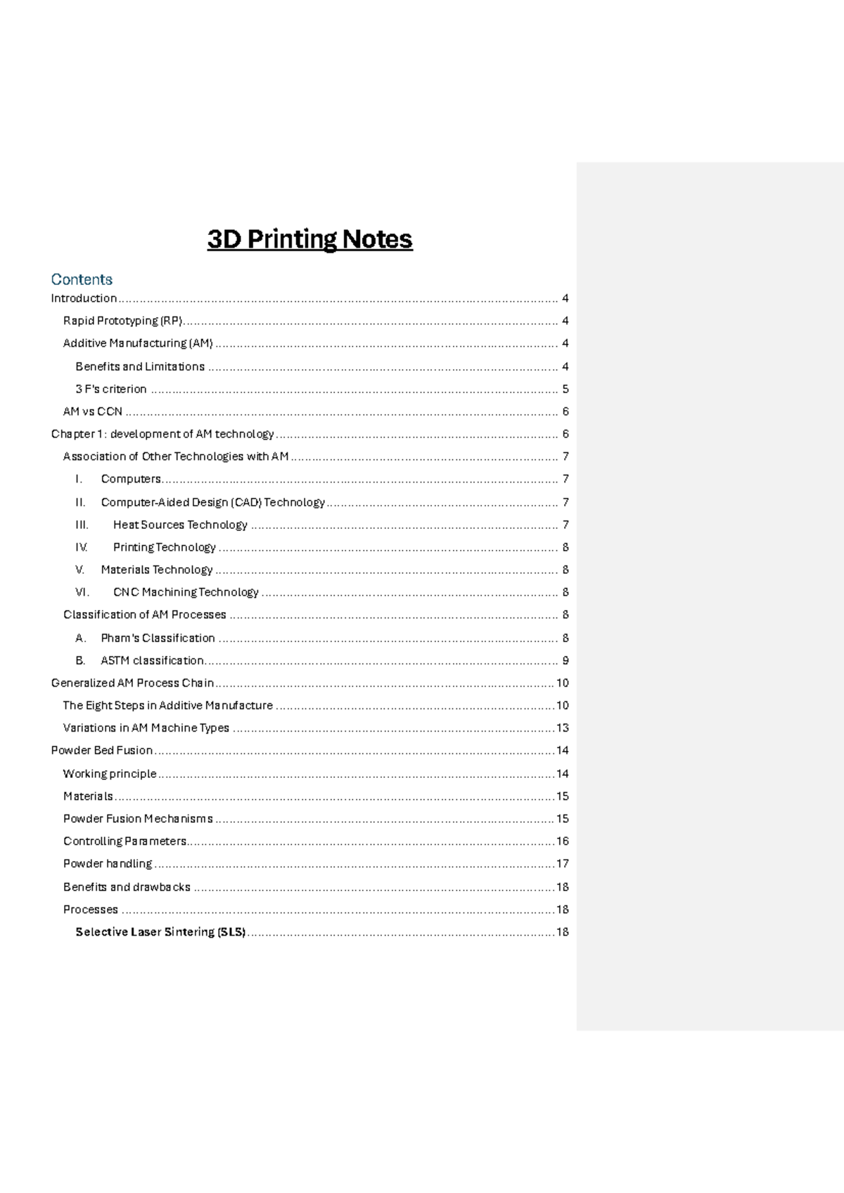 3D Printing Notes: Understanding Additive Manufacturing Techniques ...