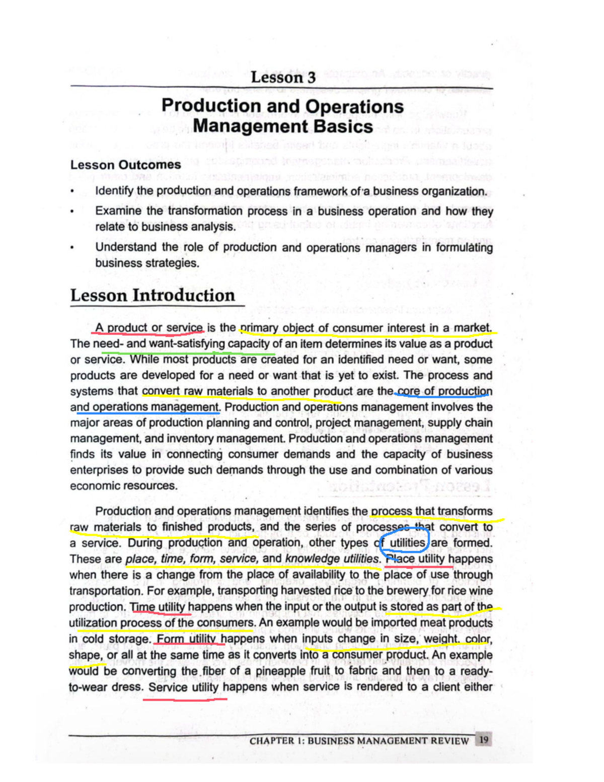 SBA-POM - Lesson 3: Fundamentals of Production & Operations Management ...