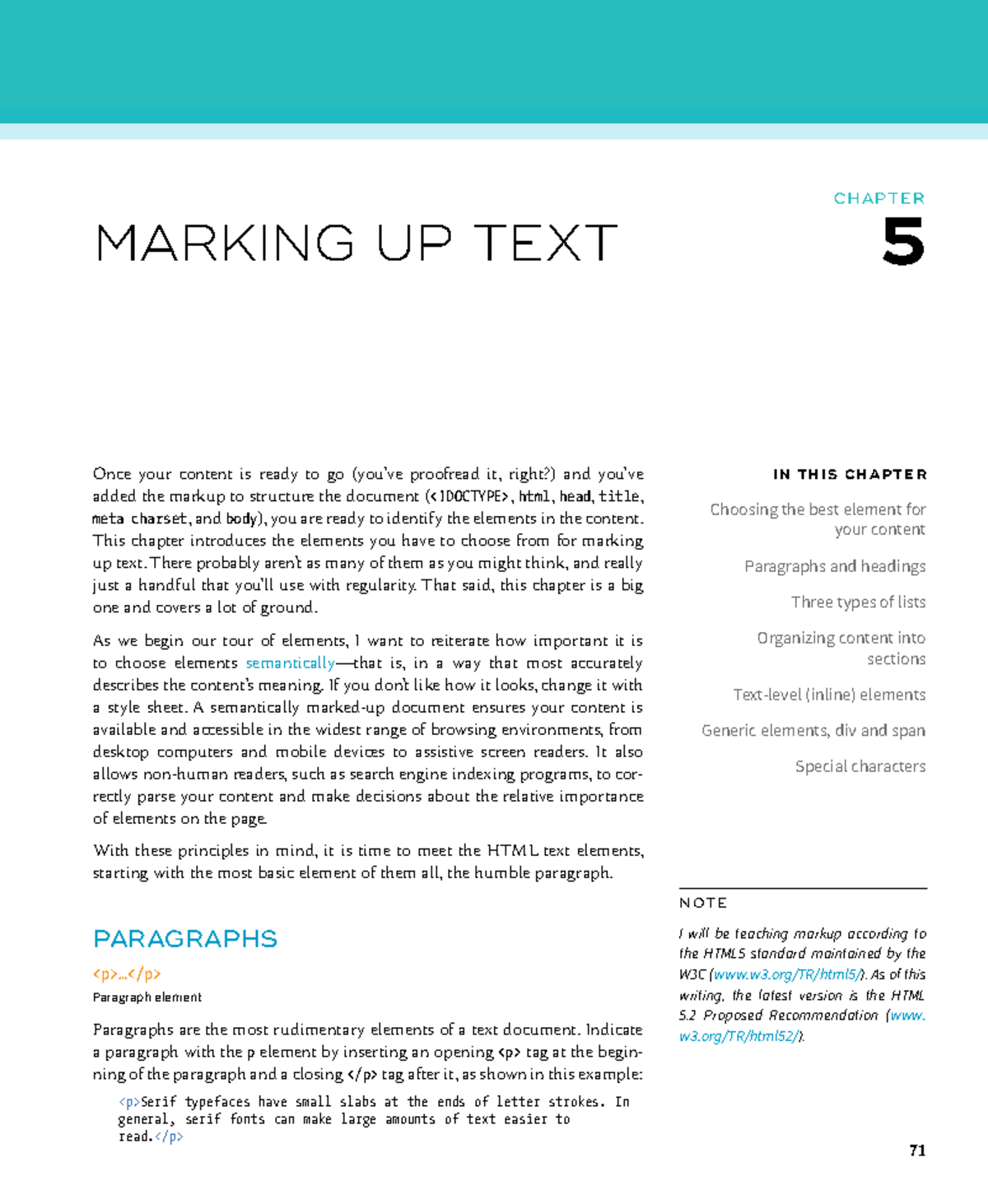 Computer science making up text - I N T H I S C H A P T E R Choosing ...