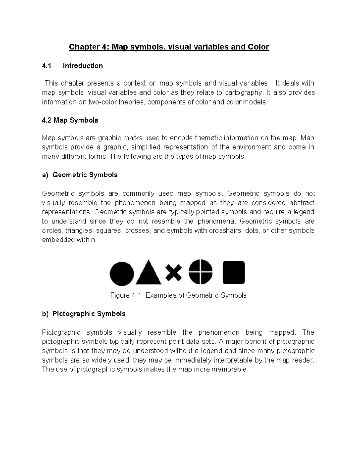 Chapter 4.Map symbols, visual variables and Color - It deals with map ...