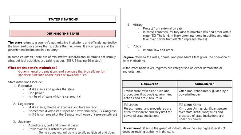 Introduction to Political Science Notes (POL101) - Studocu
