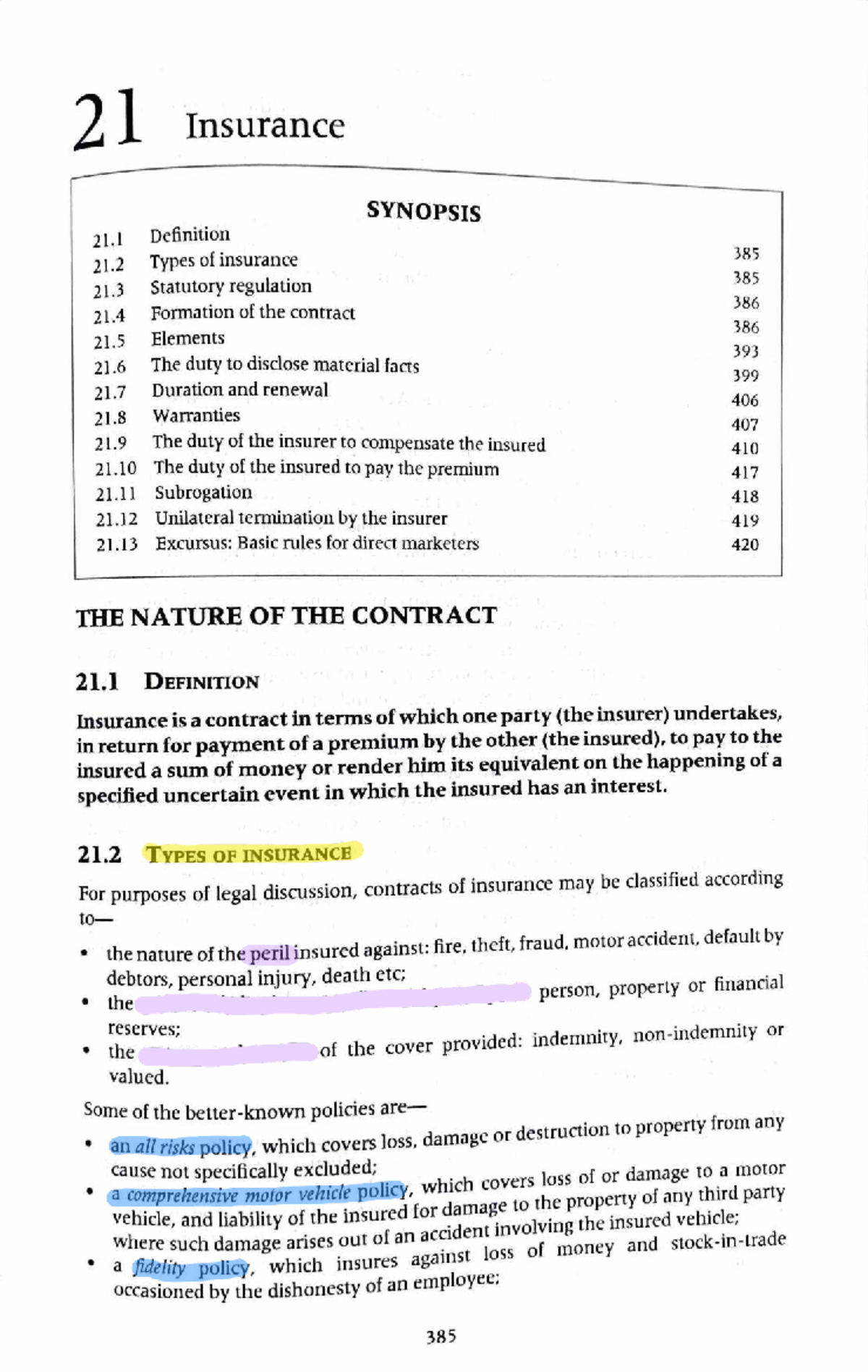 Study Theme 6: Insurance Overview and Key Concepts - Studocu