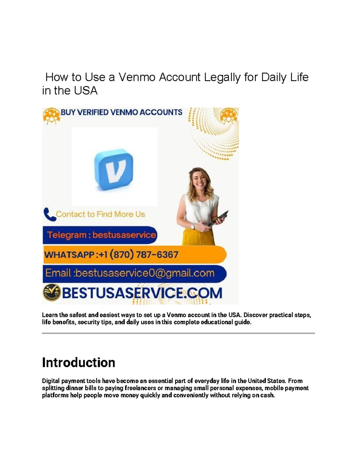 How to Legally Use Venmo for Daily Life in the USA: A Guide - Studocu