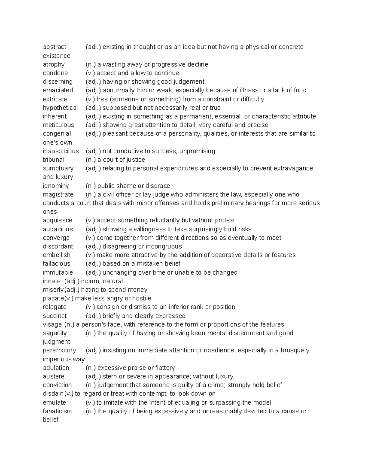HAL Vocabulary List 2023: Comprehensive Definitions & Examples - Studocu