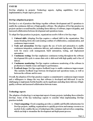Devops lab manual - INDEX Exercise 1: Reference course name Software ...