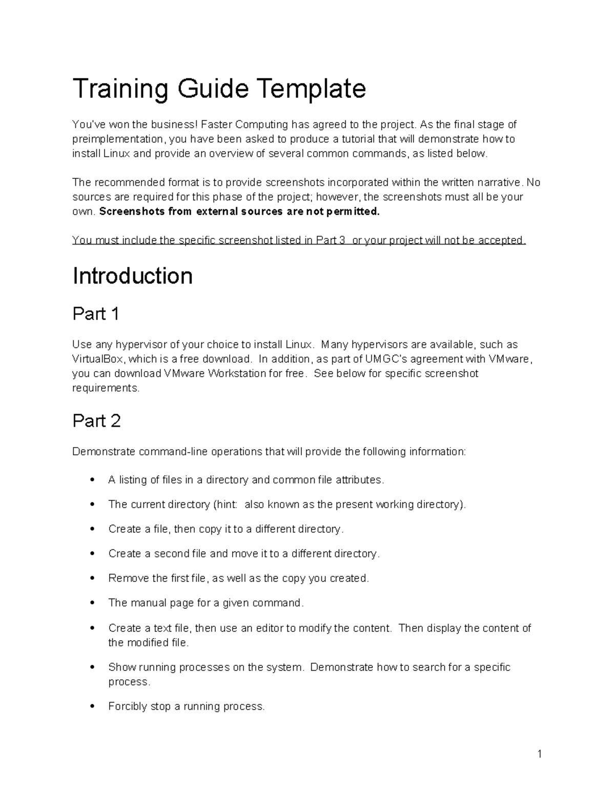 Training Guide Template - Training Guide Template You’ve won the ...