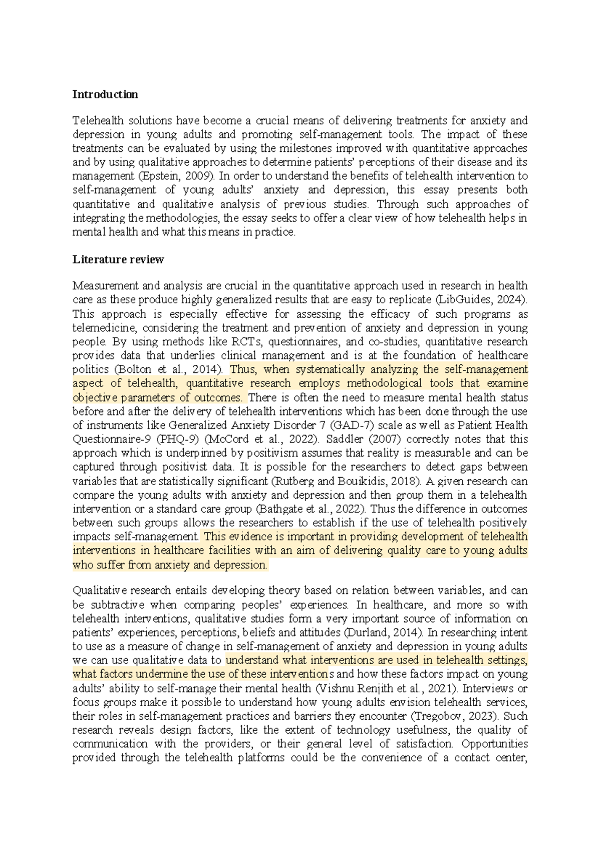 A4H.409 - Telehealth Interventions for Anxiety & Depression in Young ...