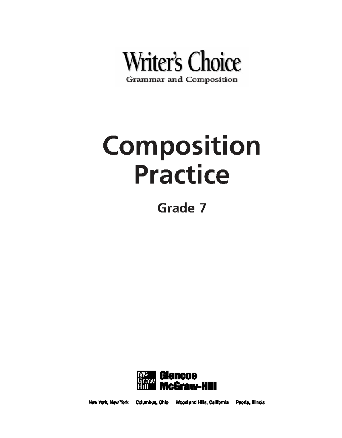 Composition Practice Guide for Grade 7 Students - Studocu