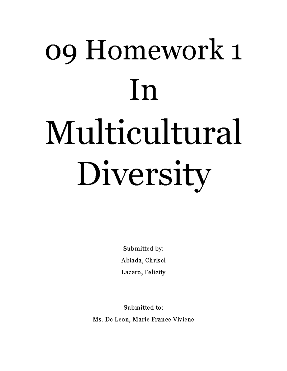 09 Homework-1: Etiquette & Customs in Australia and Italy - Studocu