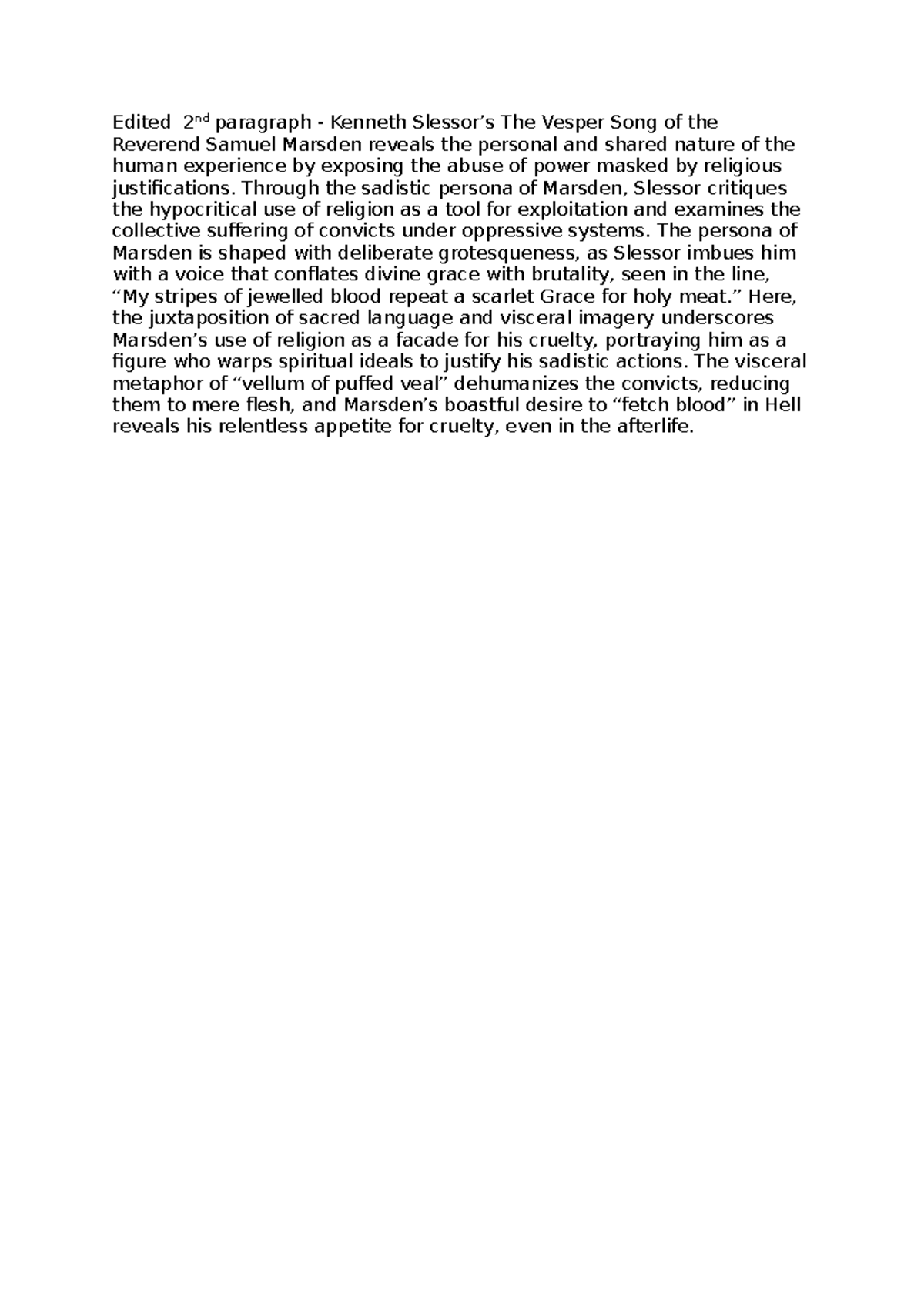 Edit 2nd para - Ys asf asf ad asfsa fa fa sf - Edited 2 nd paragraph ...