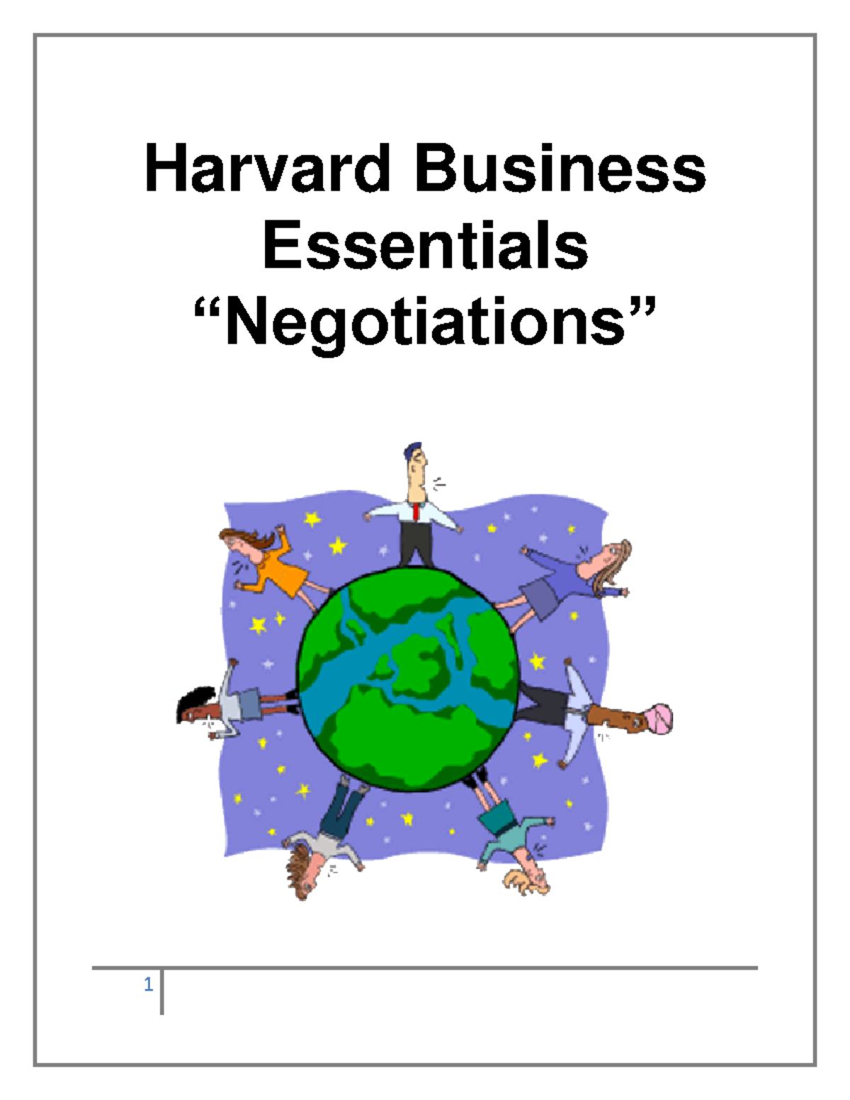 Harvard Business Essentials: Negotiations Overview and Key Concepts ...