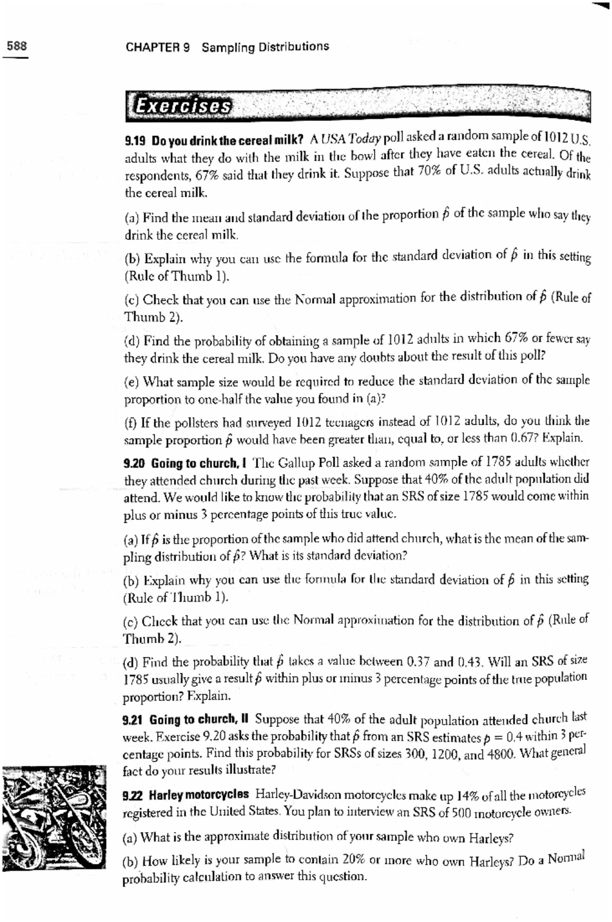 9 - 9.2 sample proportions - 588 CHAPTER 9 Sampling Distributions ...
