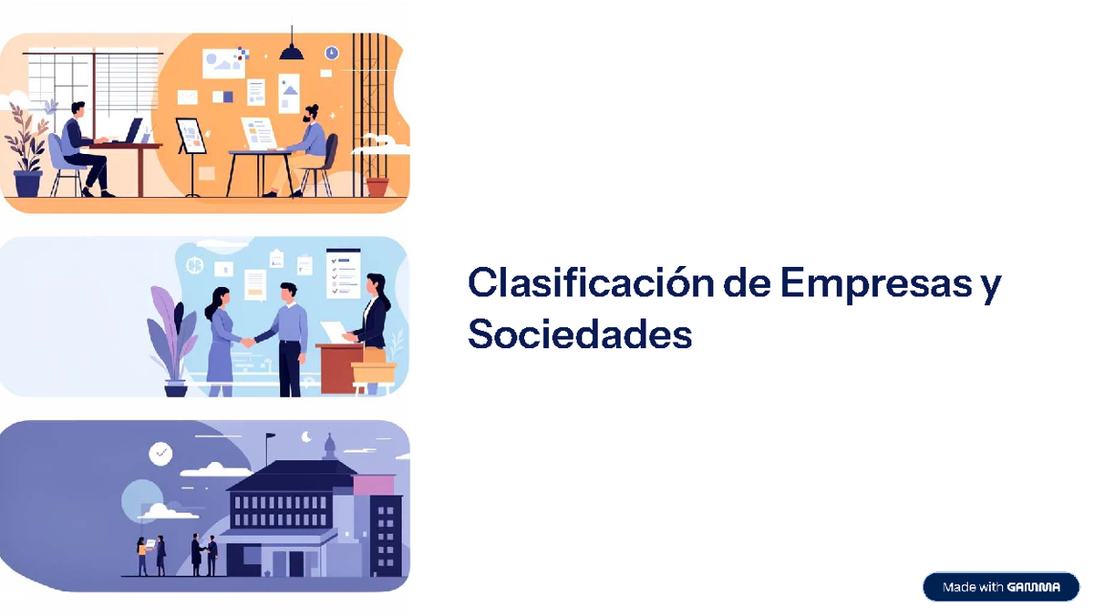Clasificación de Empresas y Sociedades: Tipos y Estructuras Jurídicas ...