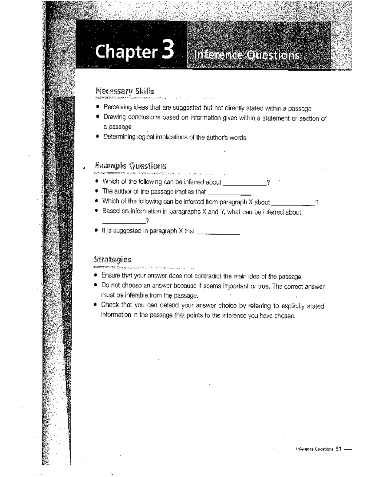 Chapter 3 Inference Questions: Skills and Strategies for Understanding ...