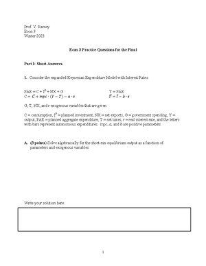 Econ 3 Chapter 21 - Principles of Economics - Saving)- Current income ...