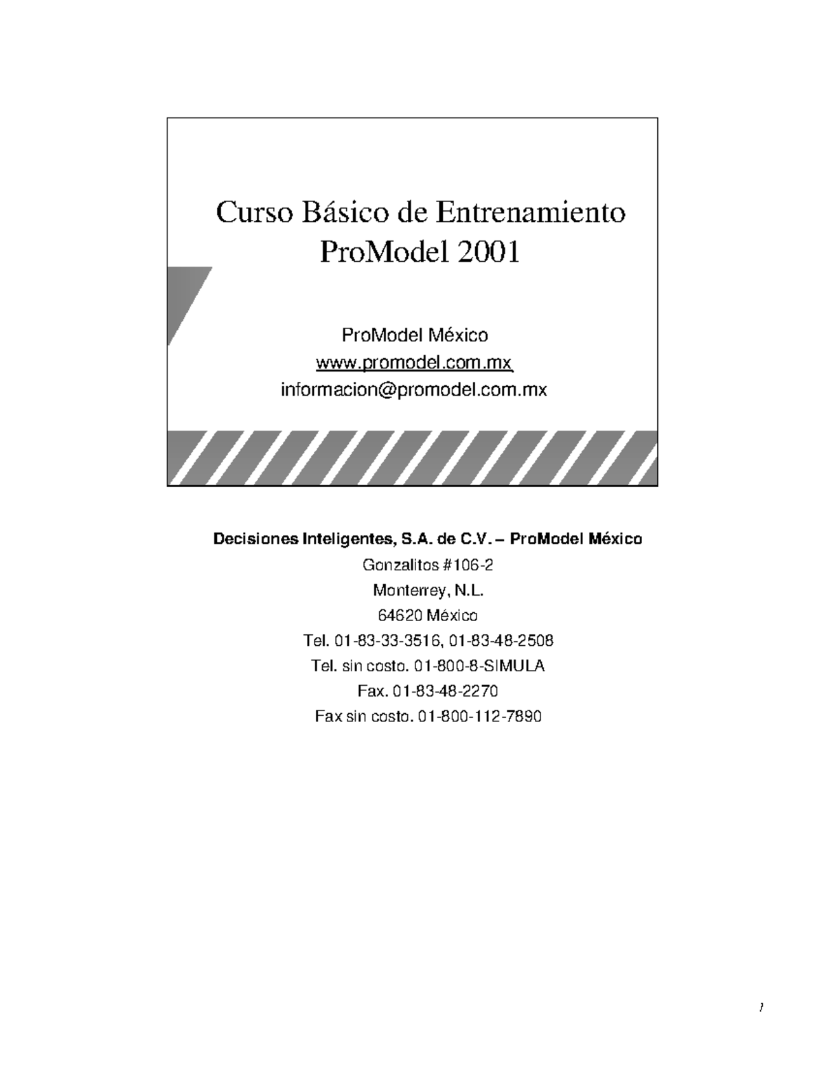 Curso Básico de Simulación con ProModel 2001 - Introducción - Studocu