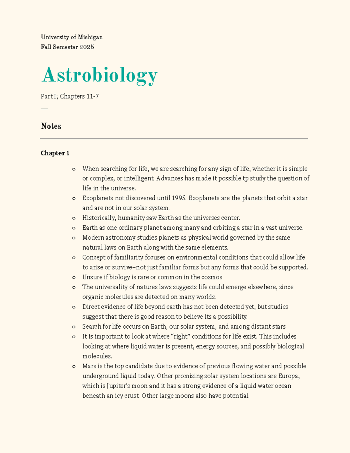 ASTRO115 Study Guide: Key Concepts from Chapters 1-7, Fall 2025 - Studocu
