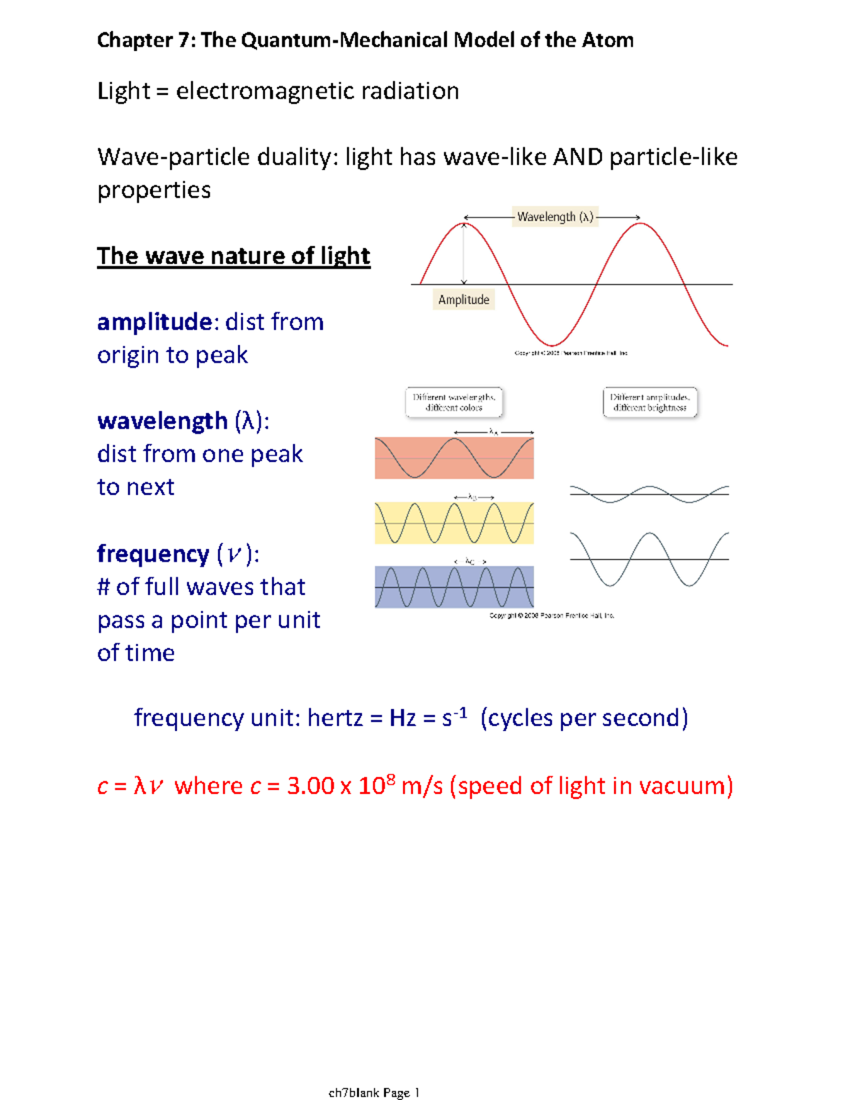 Quantum Mechanics: Wave-Particle Duality & Atom Model Insights - Studocu