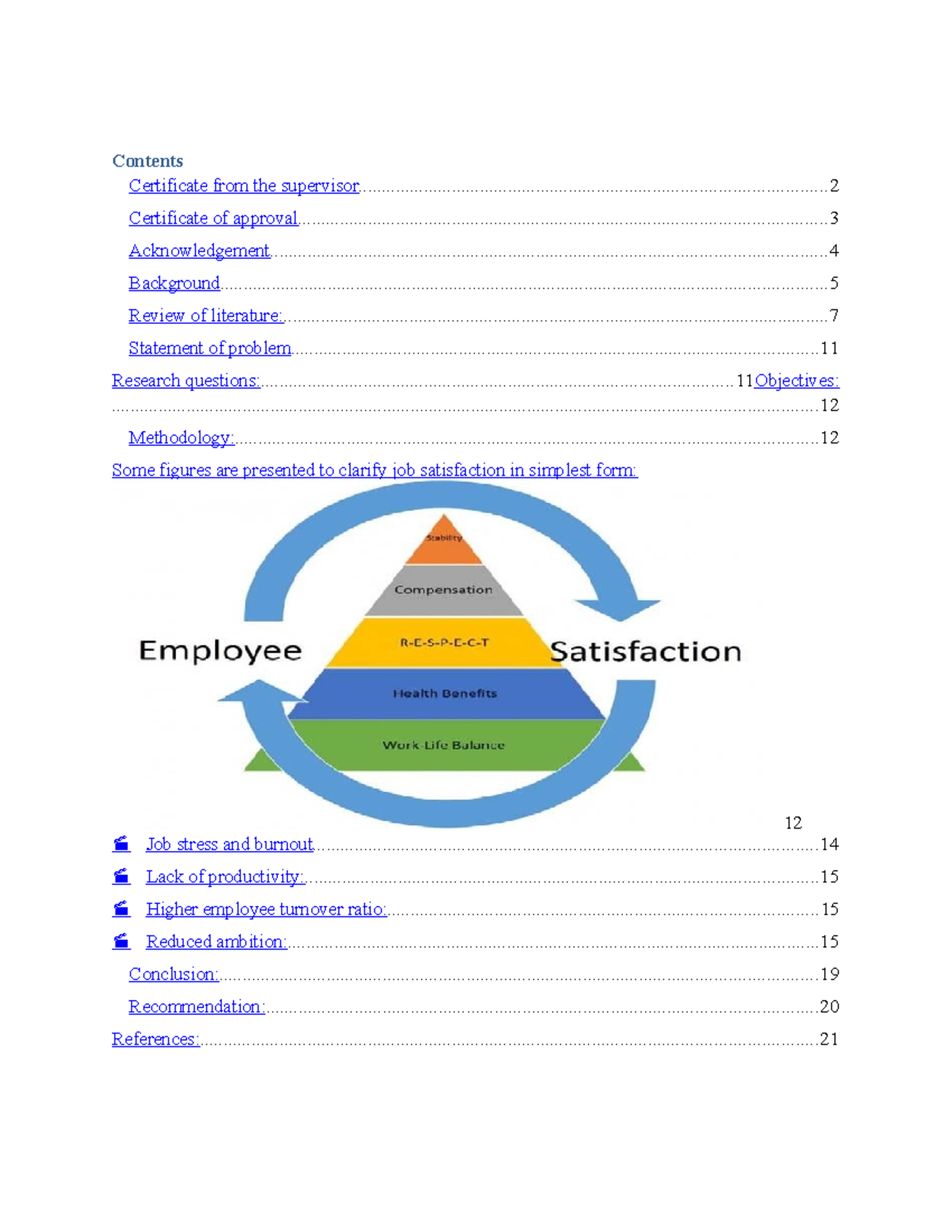 BBA 3rd Sem Seminar: Impact of Job Satisfaction on Employee Performance ...