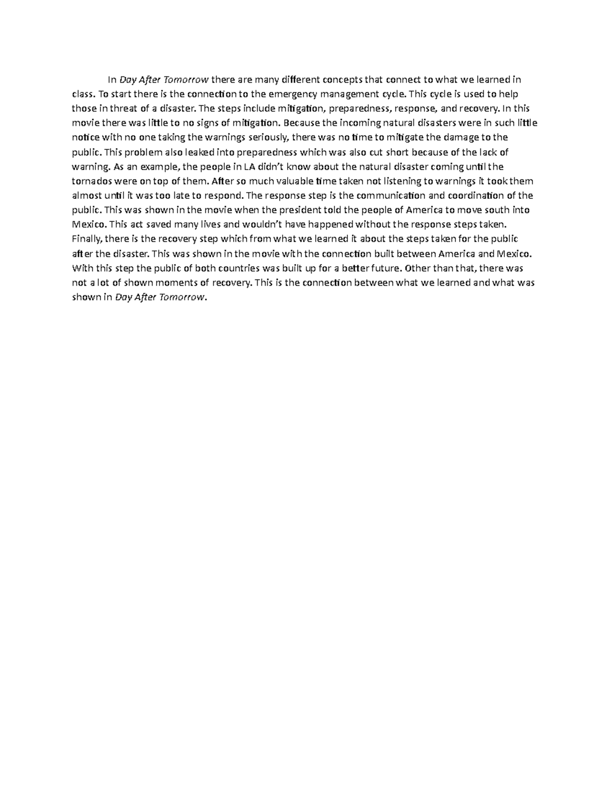 CPH202 ADTOptional - ADT Optional - In Day After Tomorrow there are ...