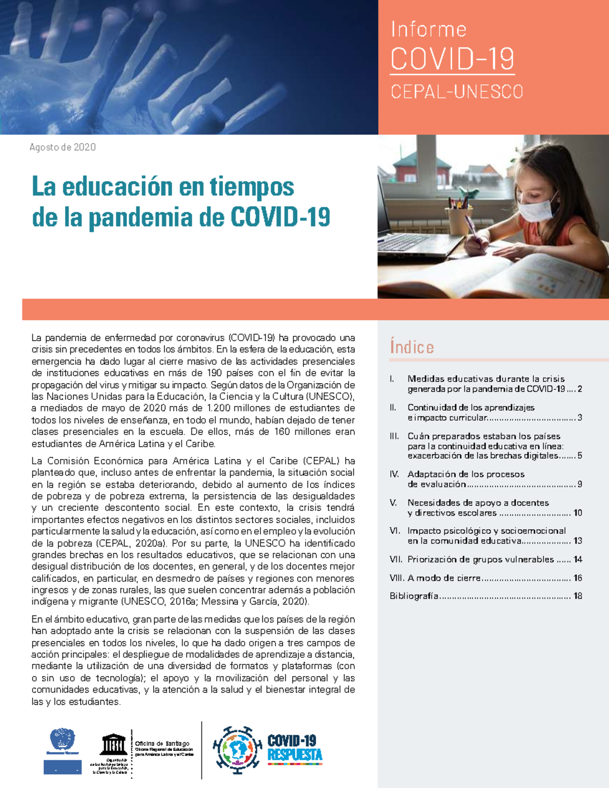 S2000 510 es - Informe sobre Educación en la Pandemia de COVID-19 - Studocu