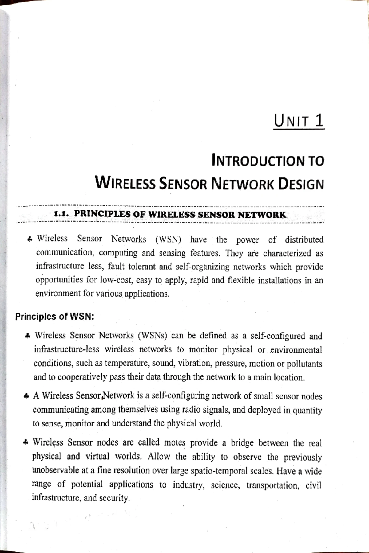 WSN UNIT 03 - notes - UNIT 3 LOWPAN 3. MAC PROTOCOLS . INTRODUCTION 6Lo ...