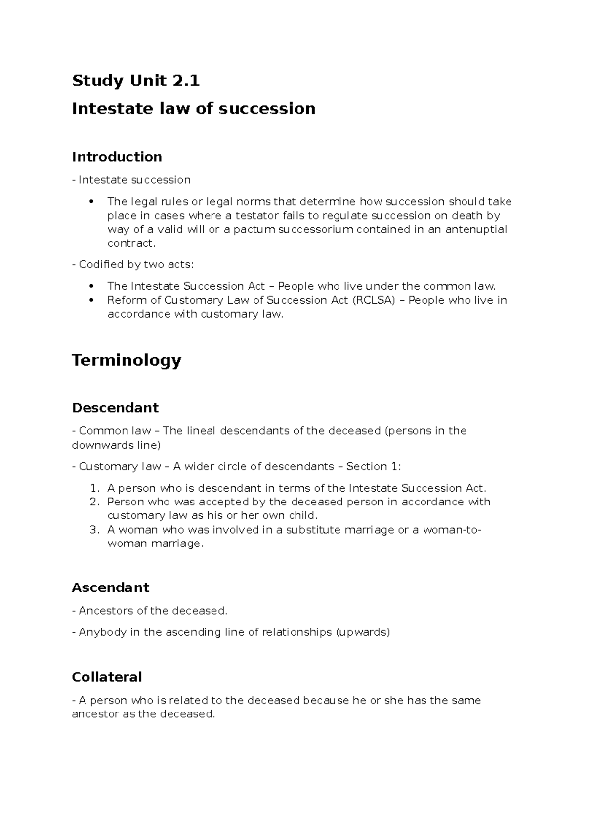 Intestate Succession Act Overview: Rules and Examples of Inheritance ...