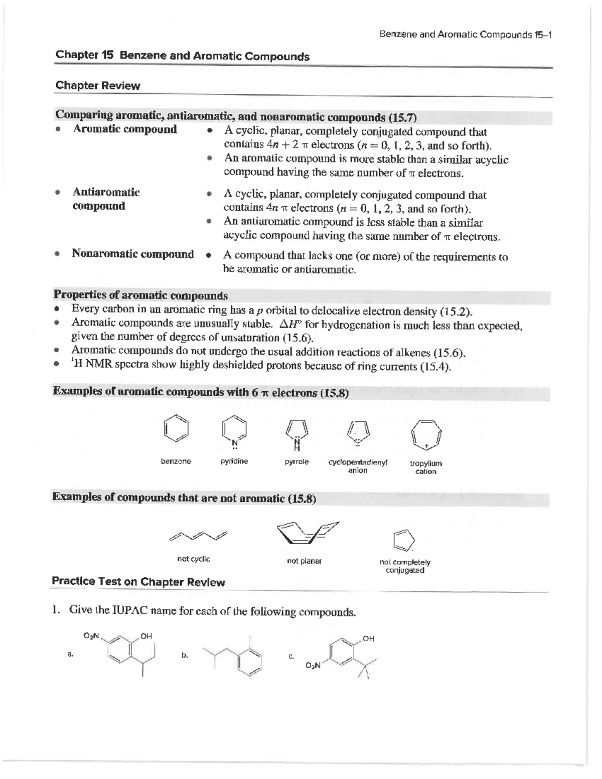 Smith Organic Chemistry 6th Ed. Ch 15 Solutions Manual - Studocu