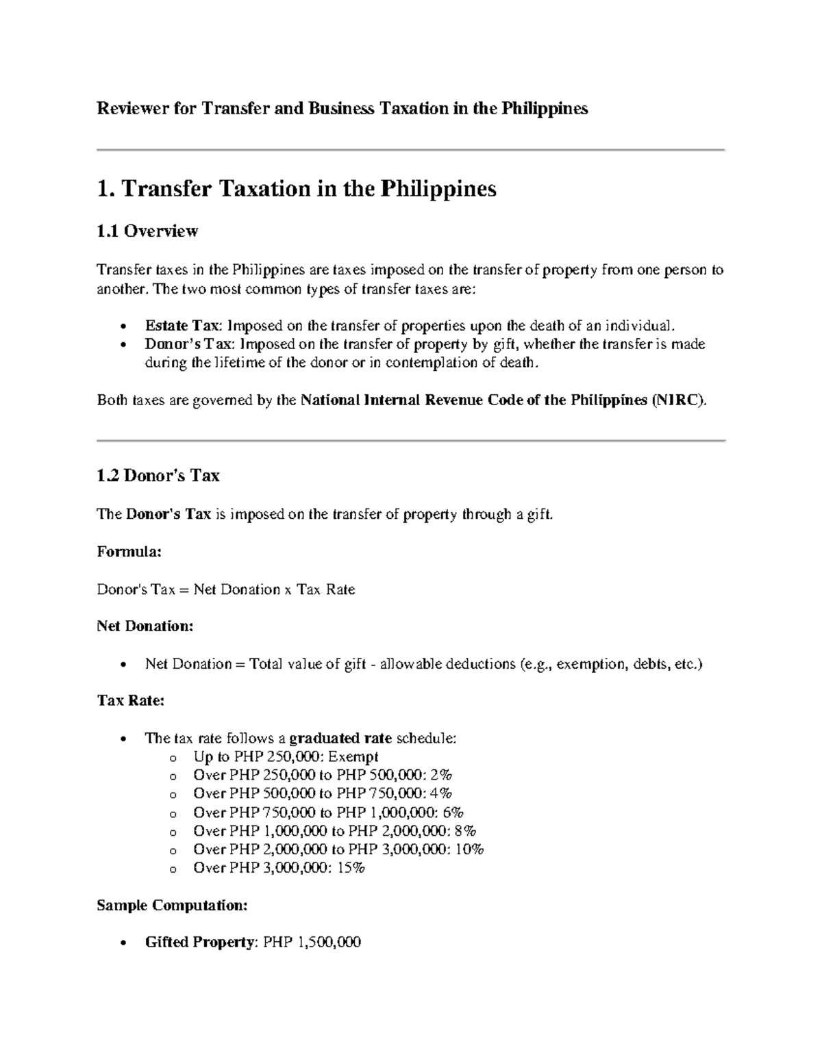 Rev - reviewer - Reviewer for Transfer and Business Taxation in the ...
