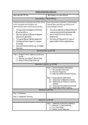 TE405 Appendix A: Social Action Project Proposal Guidelines 2025 - Studocu