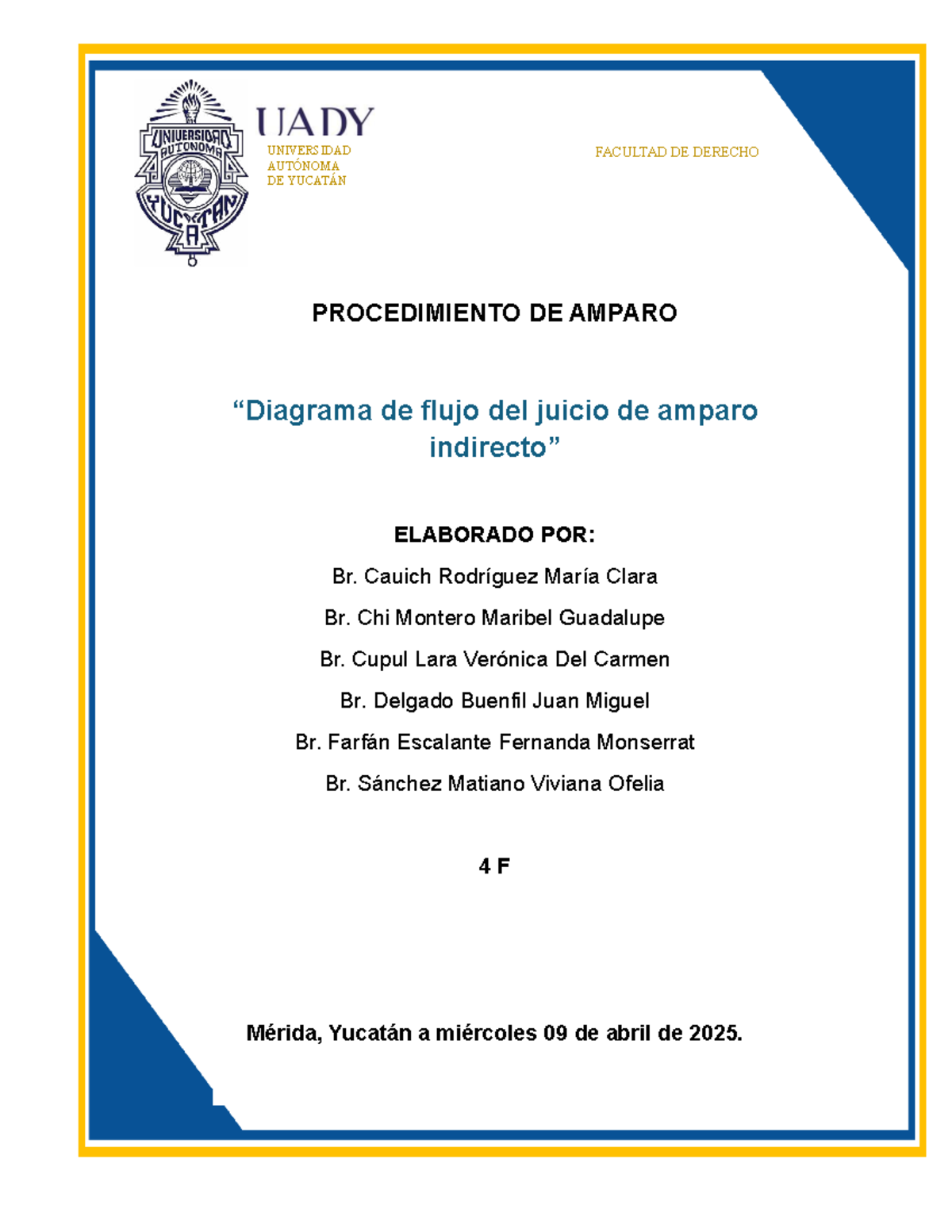 Diagrama de Flujo para el Juicio de Amparo Indirecto ADA1 - Studocu