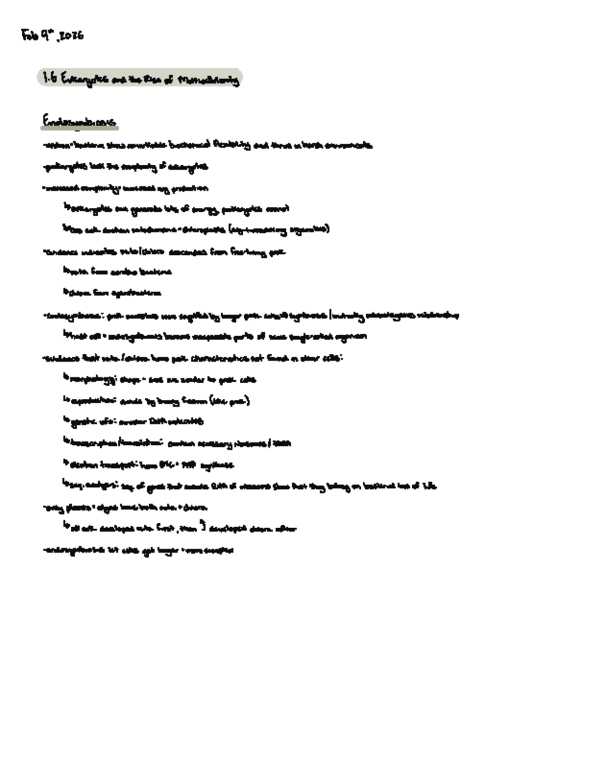 6.11 Evolution of the Eukaryotic Cell: Endosymbiosis and Complexity ...