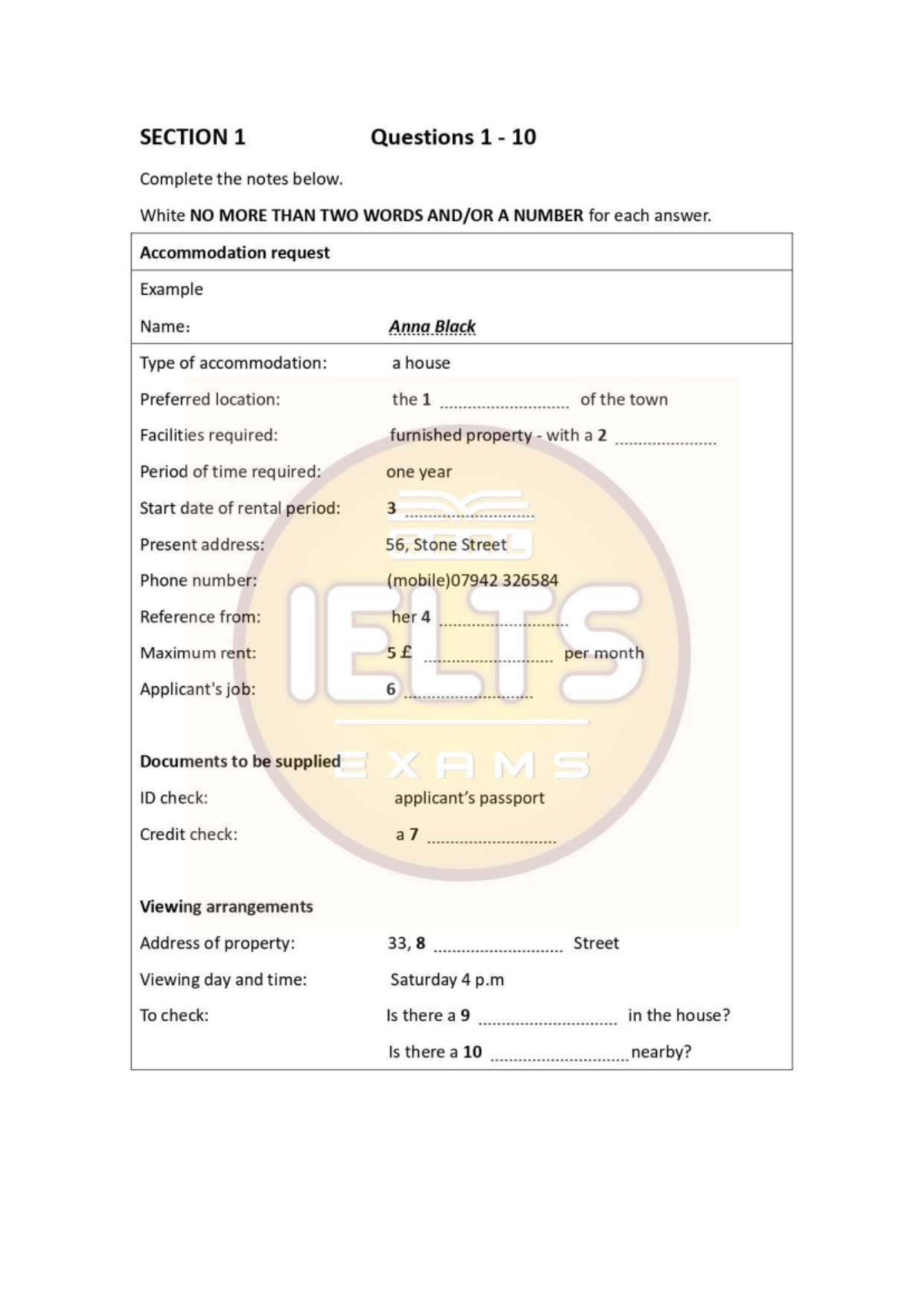 LIS MOCK TEST - V3-T6 - IELTS LISTENING Practice Questions - Studocu