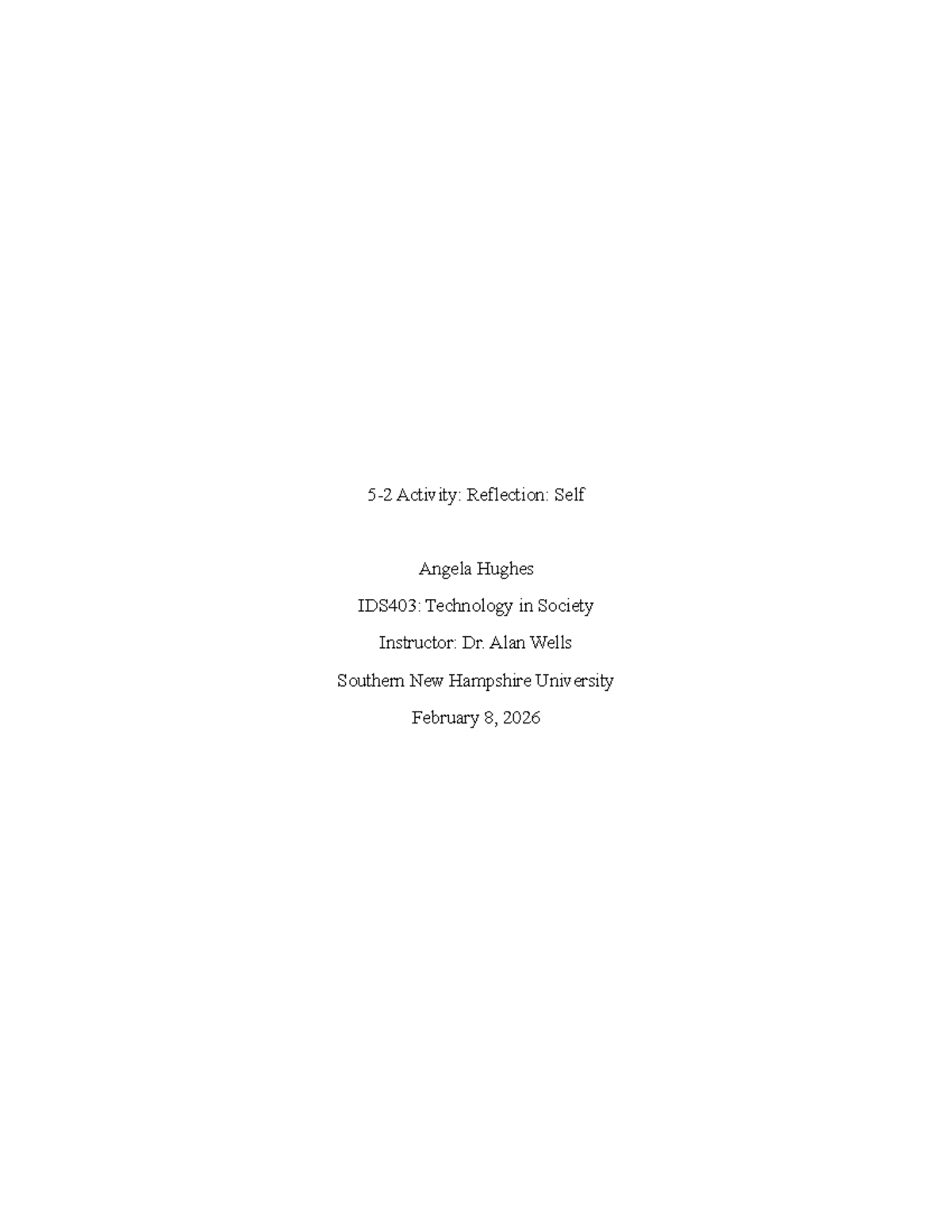 IDS403: Reflection on Technology's Impact in HR Practices - Studocu