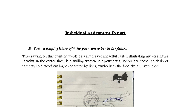 Individual Assignment Report: Discovering My Future Identity - Studocu