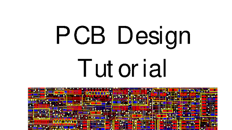 PCB Design Tutorial: A Comprehensive Guide by David L. Jones - Studocu