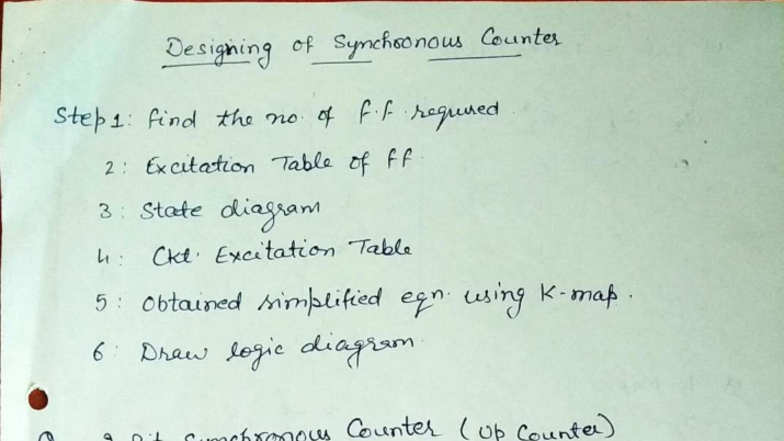 Designing a Bit Synchronous Counter: Steps & Logic Diagrams - Studocu