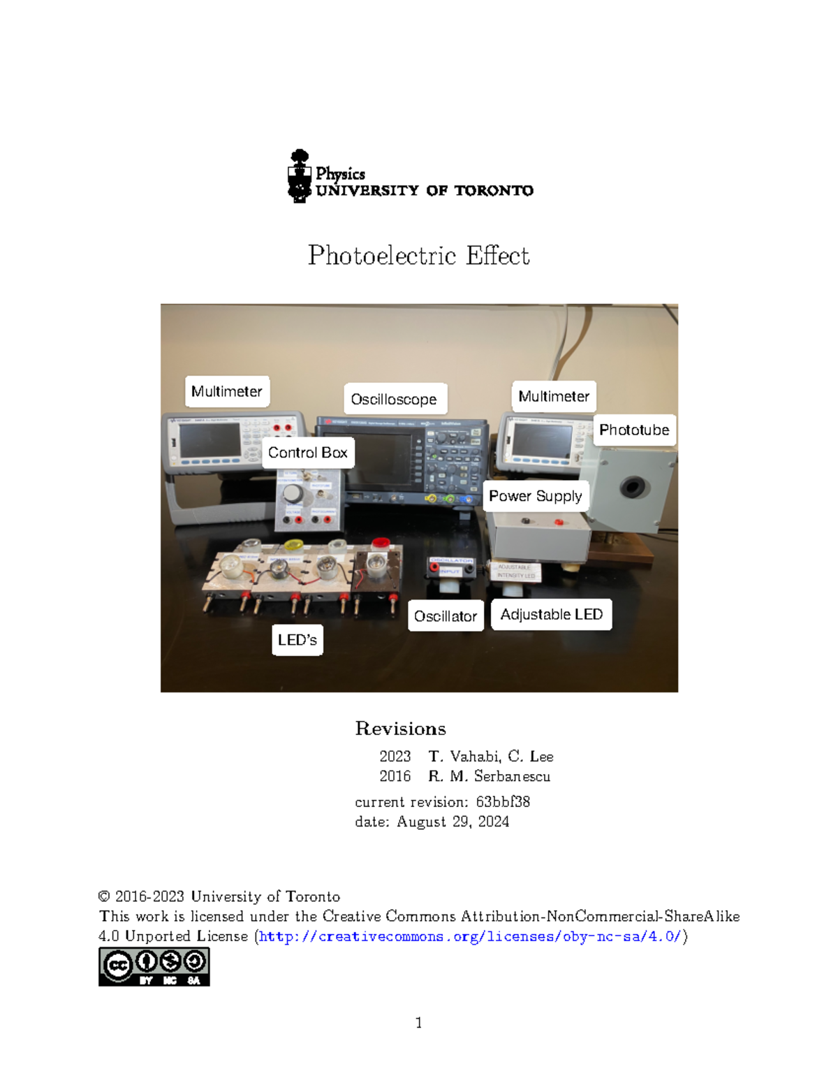 Photoelectric Effect - Lab Info - Photoelectric Effect Multimeter ...