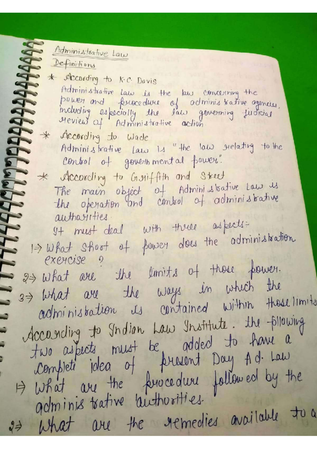 Rule of law - Rule of law notes - Administrative Law Definitions ...