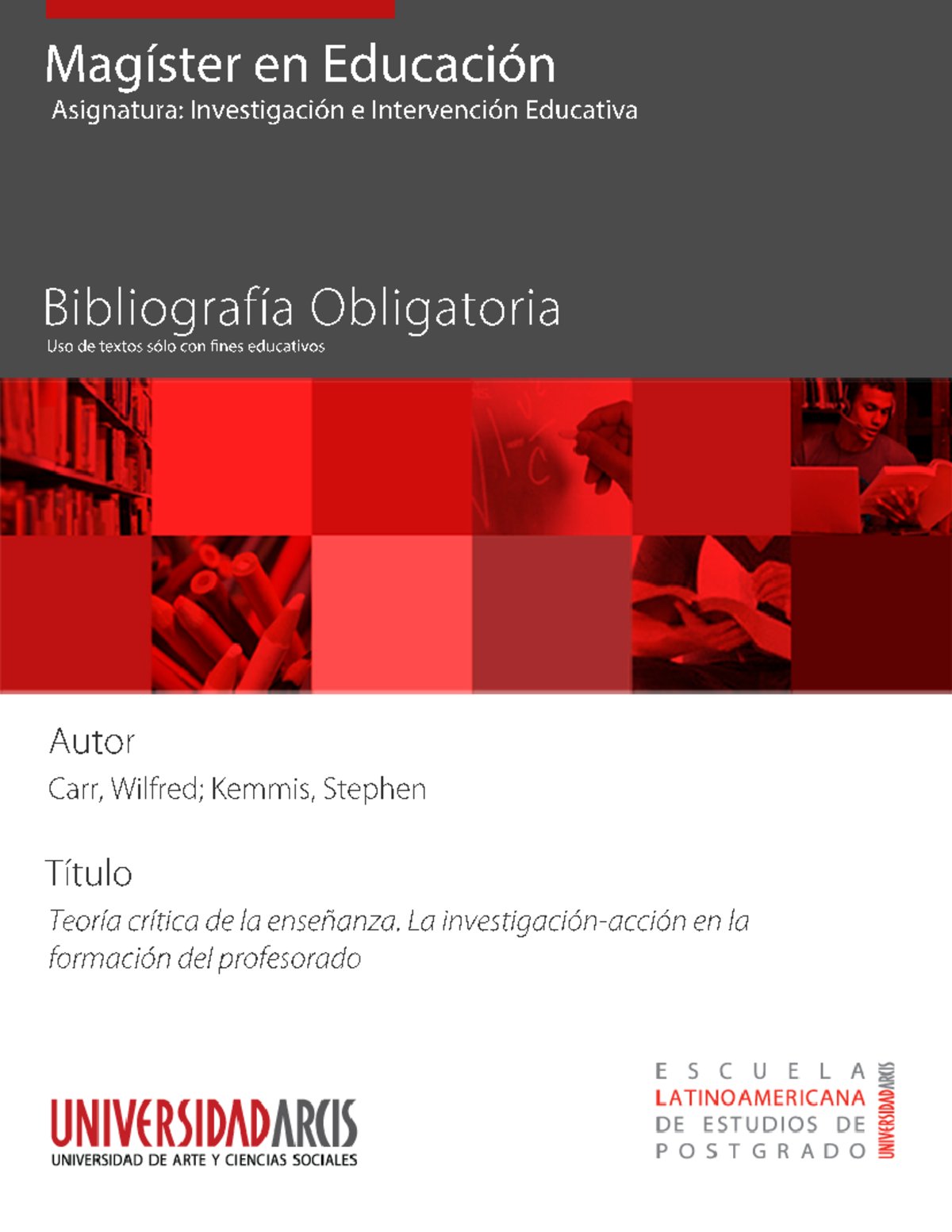 Wilfred Carr Stephen Kemmis 1986 Teoria - Wilfred Carr, Stephen Kemmis ...