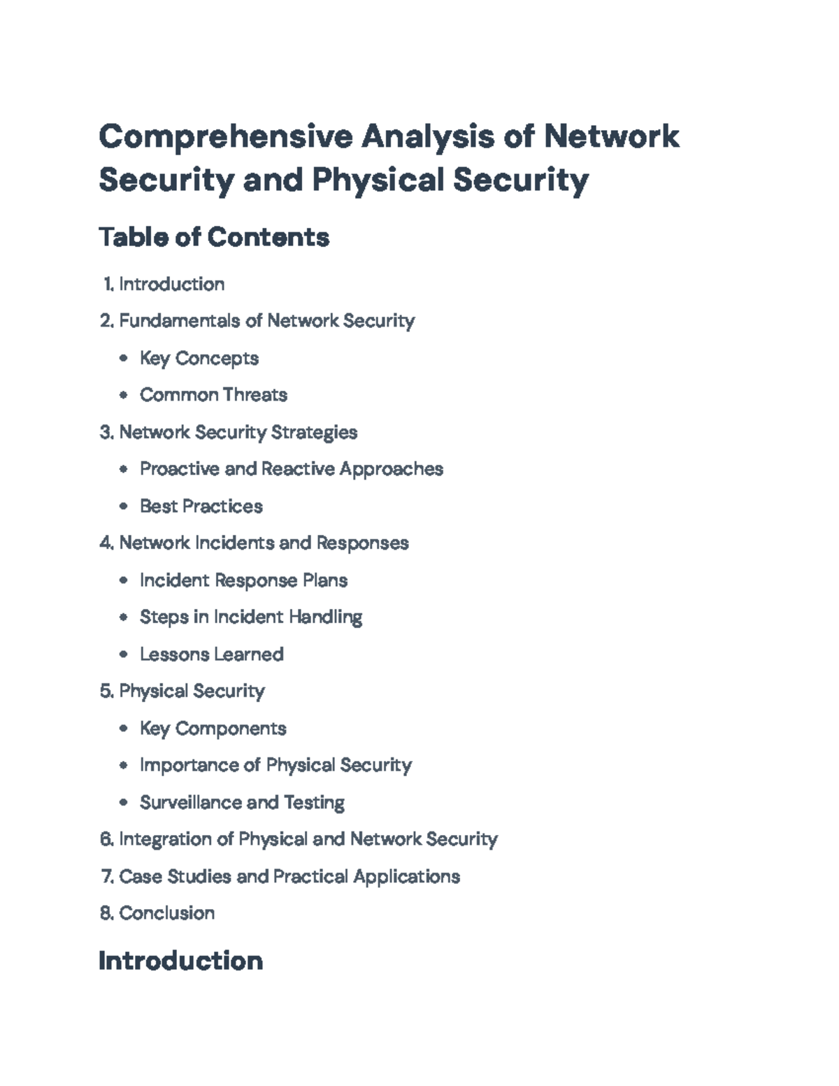 Comprehensive Study Guide on Network & Physical Security Strategies ...