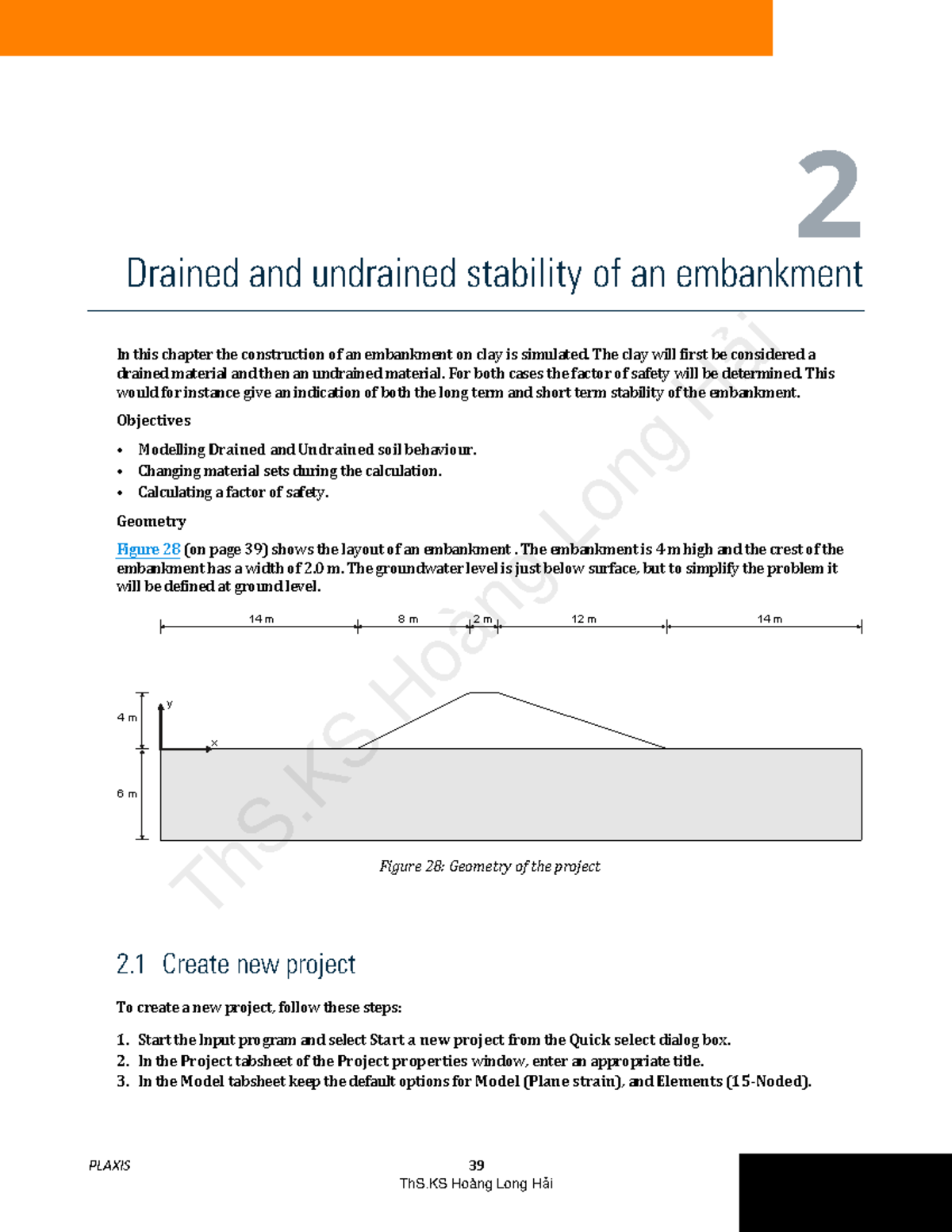 2 - Summary of Drained and Undrained Stability Analysis of Embankments ...