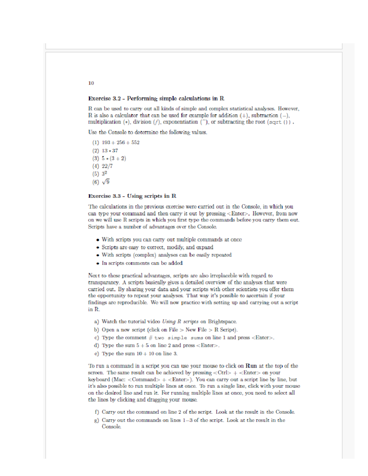 R Programming Study Notes (R101) - Studeersnel