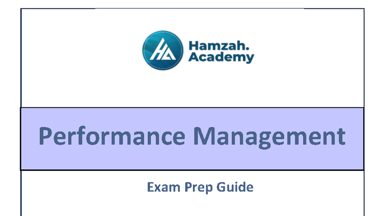 PM Exam Prep Guide: 30-Day Study Plan for Performance Management - Studocu