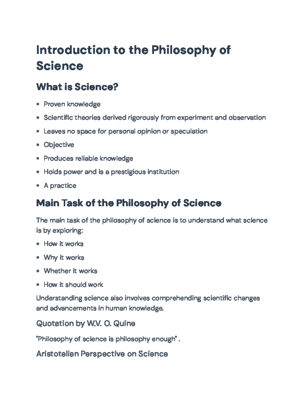 Philosophy of Science: Understanding Scientific Method and Essence ...