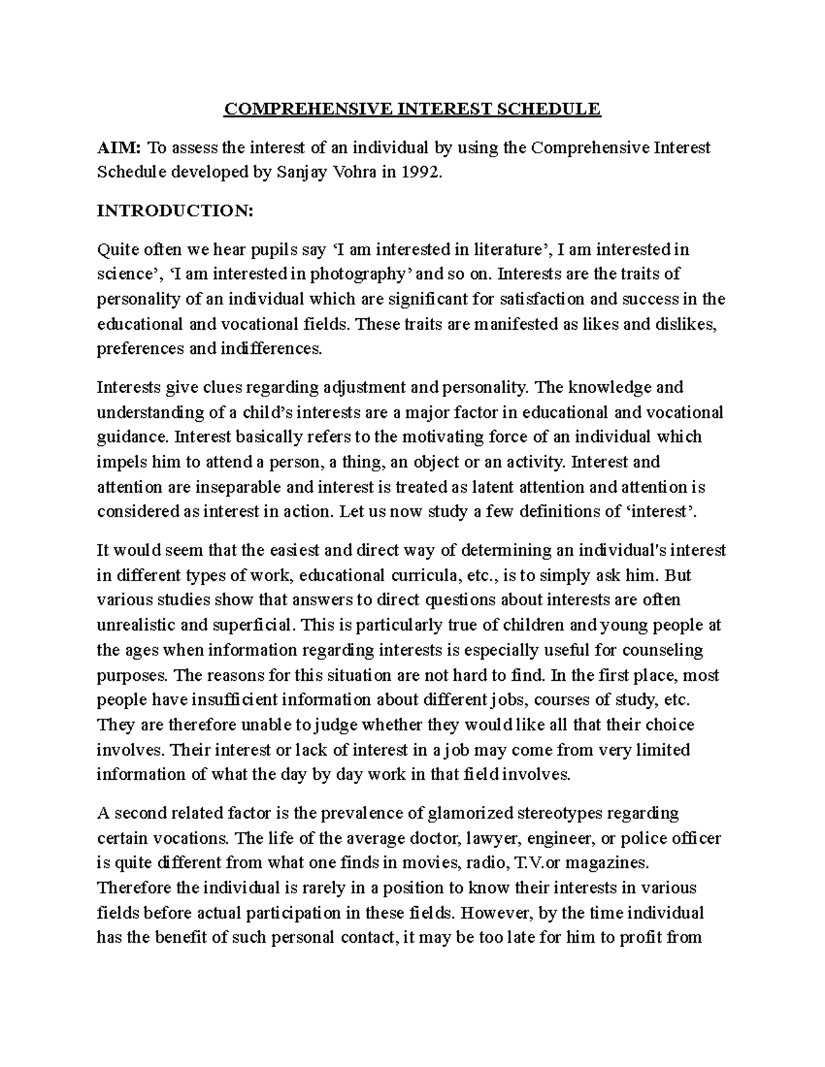 Comprehensive Interest Schedule Analysis - Practical 2 Insights - Studocu