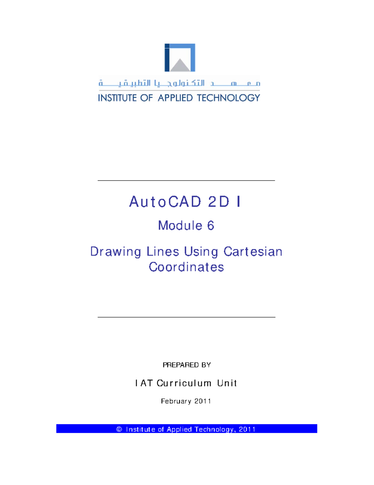 Autocad 2di module 6 - ok for training - AutoCAD 2D I Module 6 Drawing ...