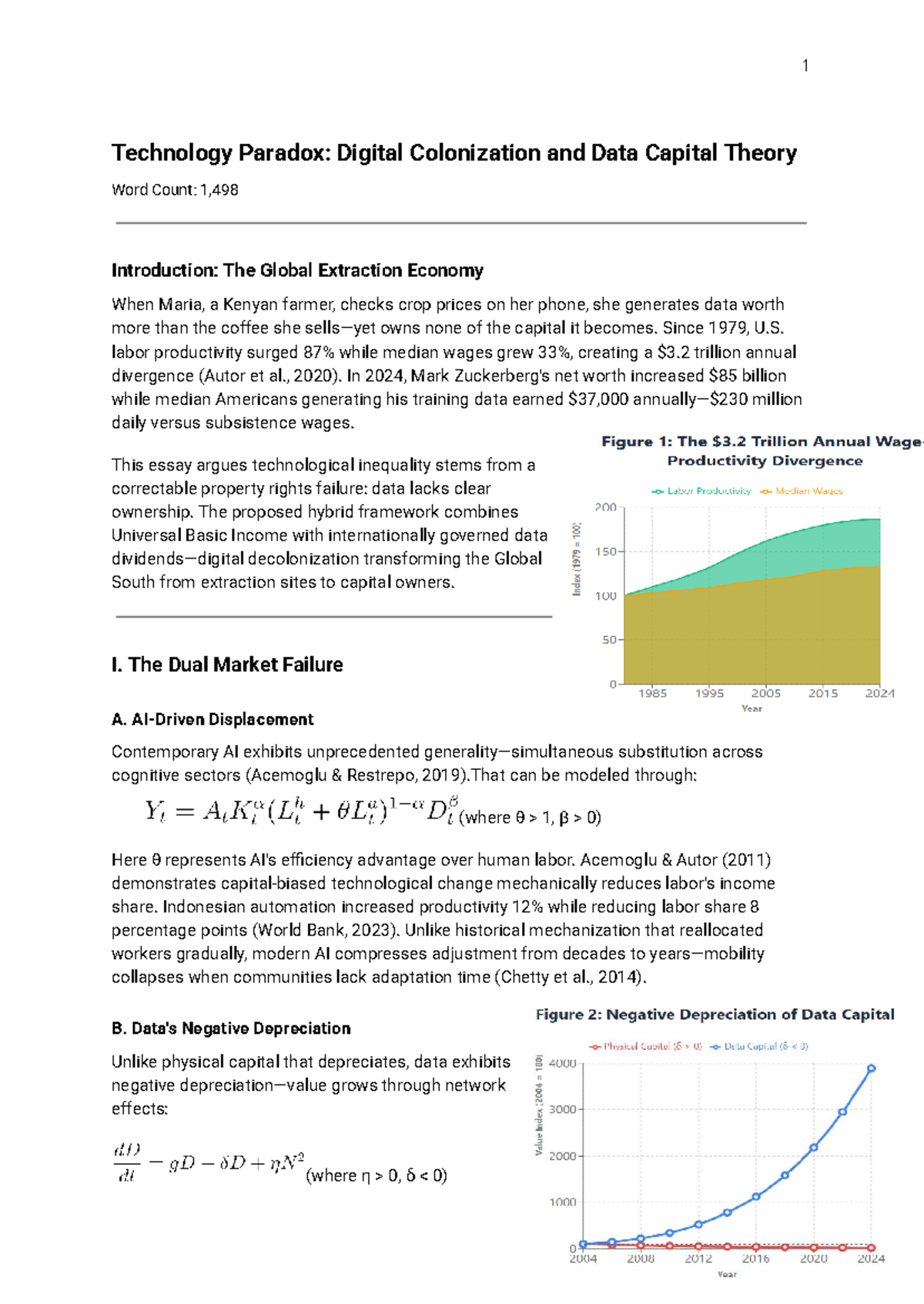 Tech Paradox: Digital Colonization & Data Capital Theory (Course Code ...