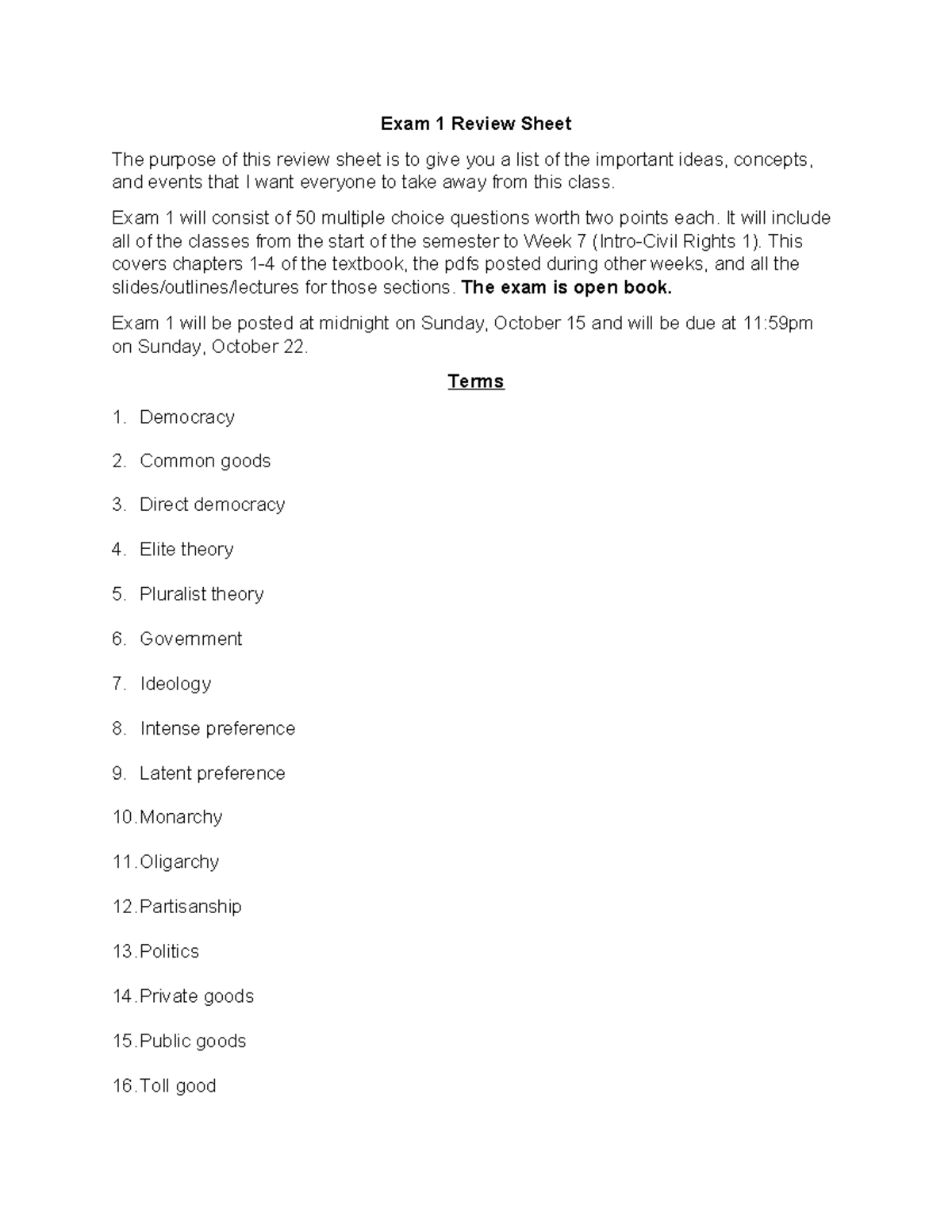 Nursing 101: Exam 1 Review Sheet and Key Concepts - Studocu