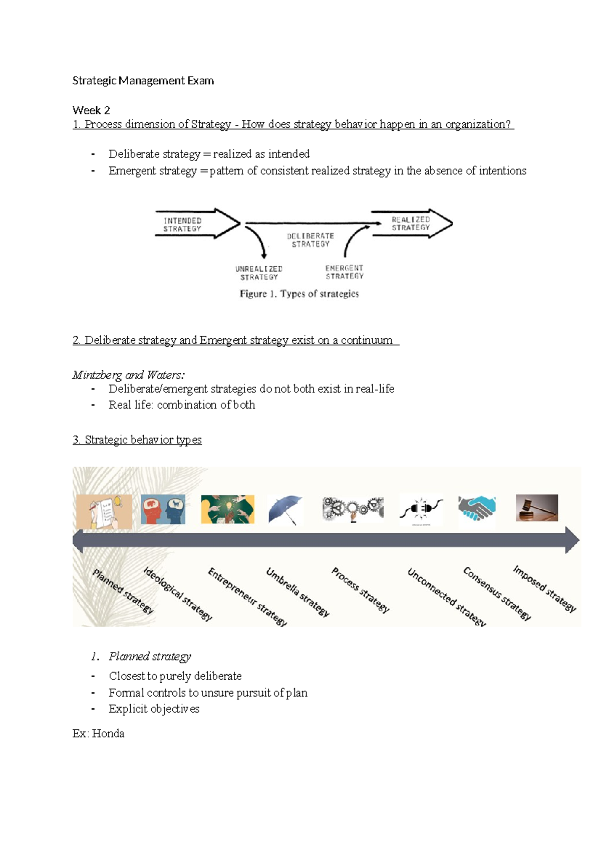 Strategic Management Exam Notes (Course Code: SM101) - Studocu